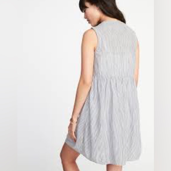 OLD NAVY Lace Up Sleeveless Swing Dress Size XS Petite - Picture 11 of 12